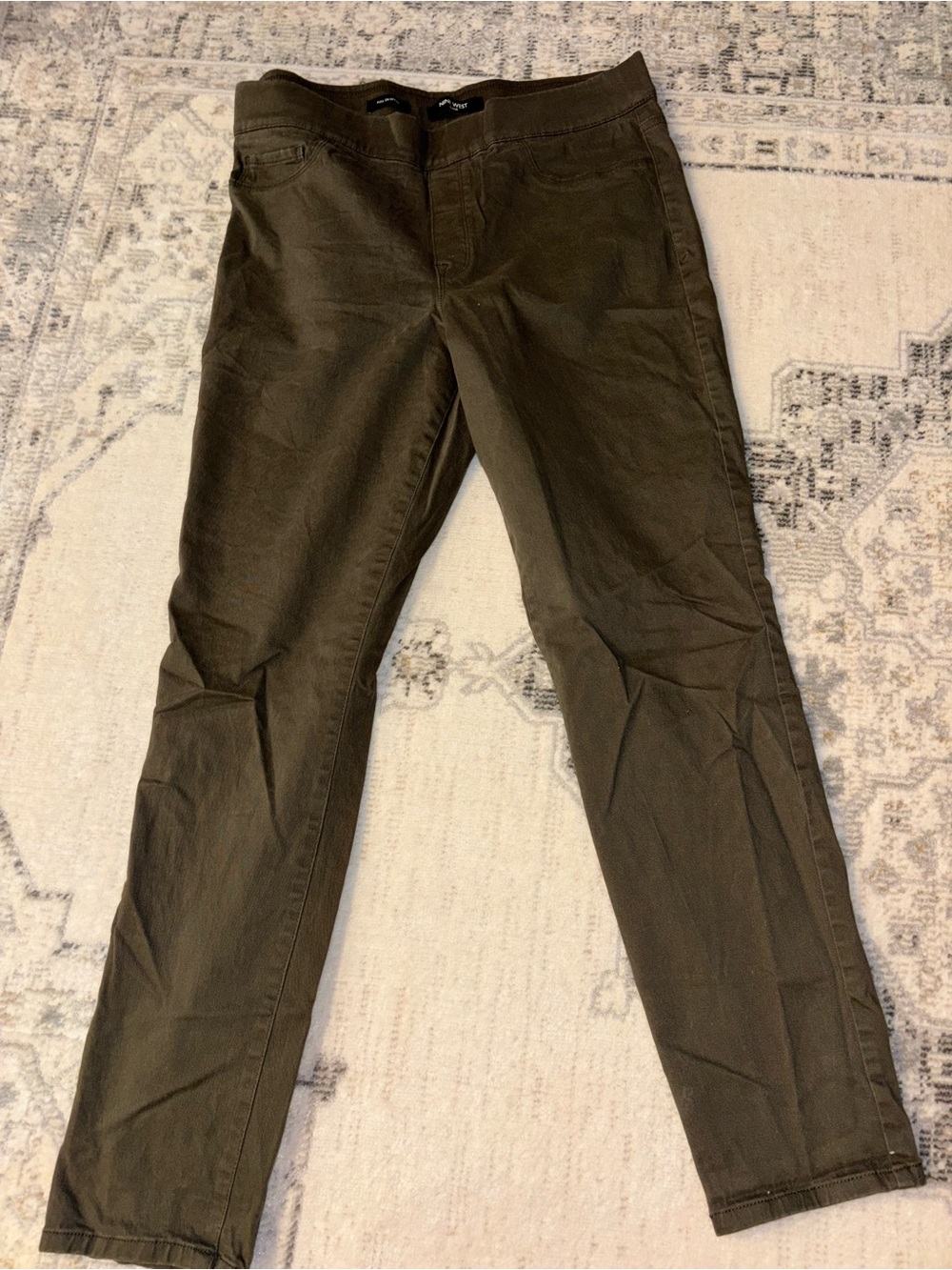 Nine West  Women Slim Fit Chino Pants - Olive Green